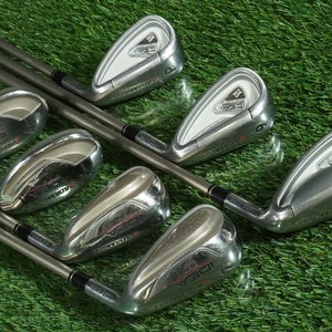 ADAMS IDEA A2 OS HYBRIDS IRONS SET 4H-PW 55G WOMENS LADIES RH, NICE + NEW GRIPS!