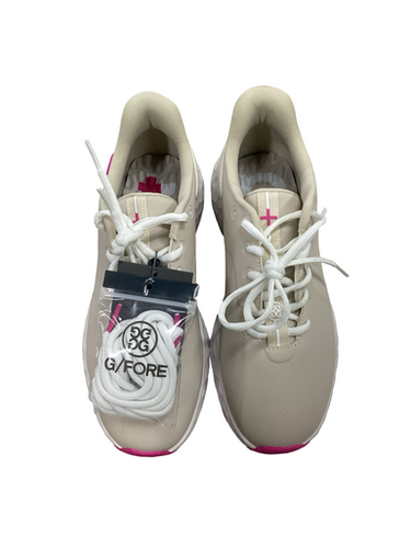 Used G FORCE MG4+2 Womens Golf Shoes Graphite And Pink Senior 7.5 11613-S000168859