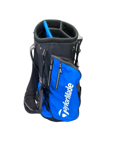 Used Taylormade STAND BAG  BLUE AND BLACK Mens Stand Bag Royal Blue 11613-S000168856