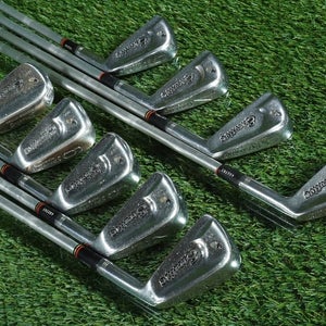 SPALDING EXECUTIVE BLADES / IRONS SET 2-PW MV2 ALUMINUM SHAFTS MEDIUM FLEX RH