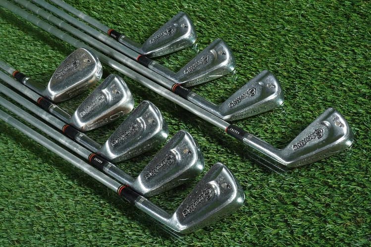 SPALDING EXECUTIVE BLADES / IRONS SET 2-PW MV2 ALUMINUM SHAFTS MEDIUM FLEX RH