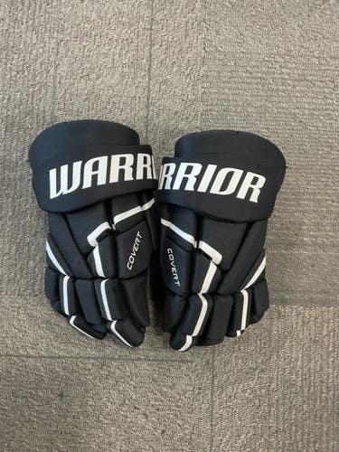 Used Warrior COVERT QR5 40 Intermediate Gloves Black 12" 11614-S000222455