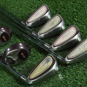 MALTBY LOGIC LADY GOLF SET 7pc. WOMEN'S LADIES FLEX TRUE TEMPER STEEL SHAFTS RH