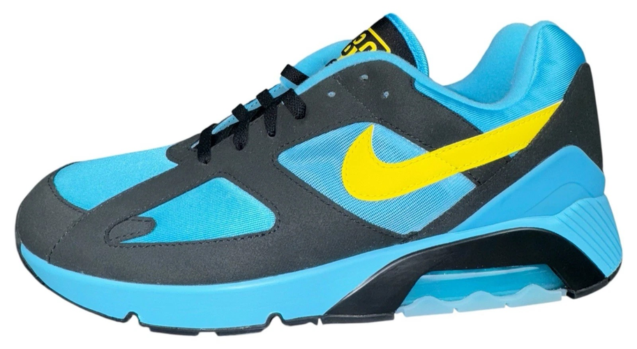 Nike Air Max 180 Mens Size 14 Baltic Blue Black Sneakers Shoes Running New