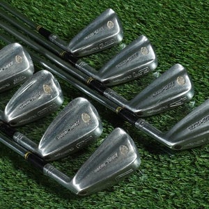 WALTER HAGEN HAIG-ULTRA IRONS SET 3-PW STEEL REGULAR FLEX RH ~ VINTAGE!!