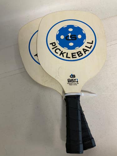 Used DAY 1 SPORTS WOOD Pickleball Racquet Brown 11823-S000034606