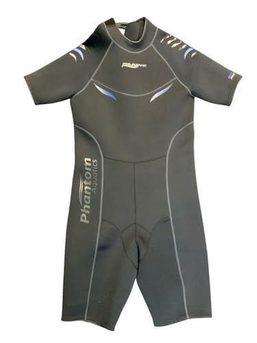 Used PHANTOM AQUATICS Mens Spring Suit Black 2X 11823-S000034604