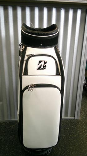 Used Bridgestone STAFF CART BAG Mens Cart Bag Grey 11868-S000065839