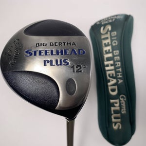 Callaway Steelhead Plus Driver 12* Big Bertha Gems Ladies RH HC Dent