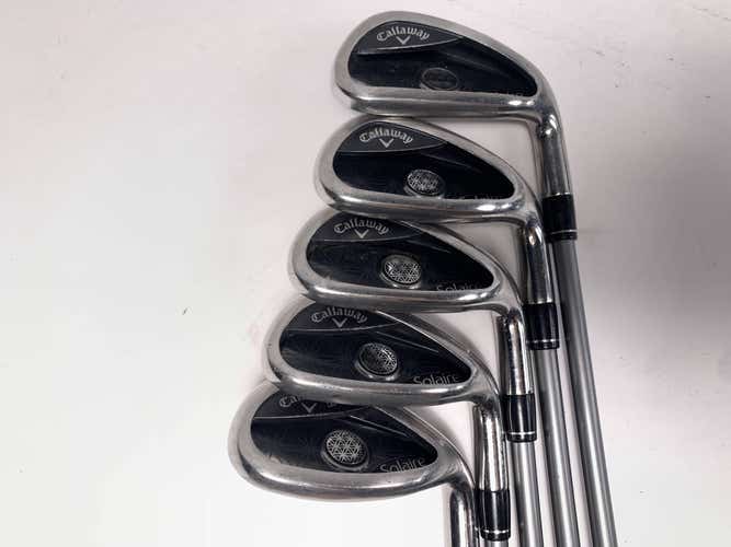 Callaway Solaire 2018 Iron Set 7-PW+SW Solaire Ladies Graphite Womens RH