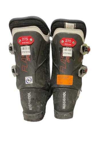 Used Rossignol FLASH Mens DH Ski Boot Black 275 MP - M09.5 - W10.5 11847-S000029756