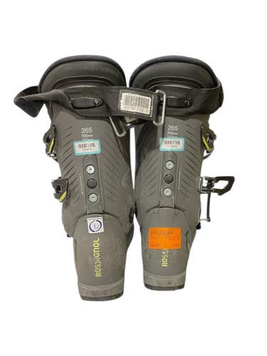 Used Rossignol HI-SPEED Mens DH Ski Boot Grey 265 MP - M08.5 - W09.5 11847-S000029741