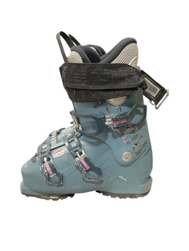 Used Rossignol KELIA Womens DH Ski Boot Teal 235 MP - J05.5 - W06.5 11847-S000029729