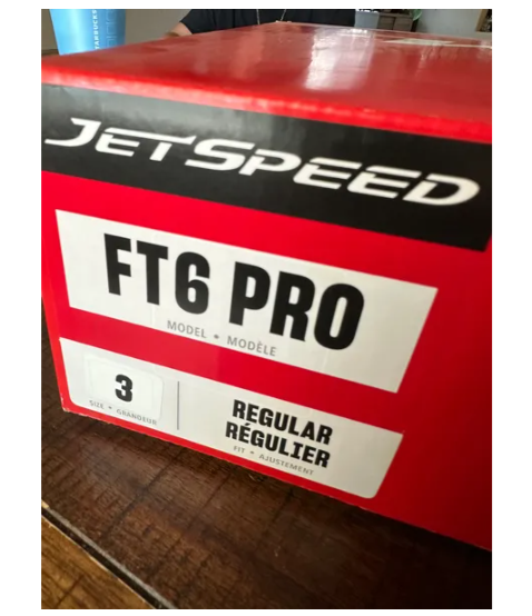 CCM JetSpeed FT6 Pro Hockey Skates Regular Width Size 3 (Used) - Great condition.