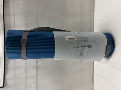 Used Gaiam Yoga Mat Royal Blue 11490-S000266082