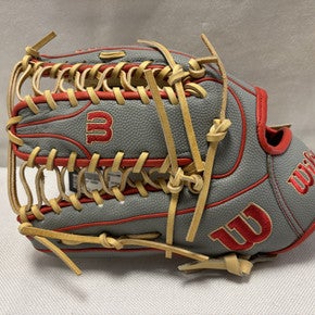 Used Wilson A2000 OT7 BB/SB Glove LH Throw Grey 12 3/4" 11490-S000266073