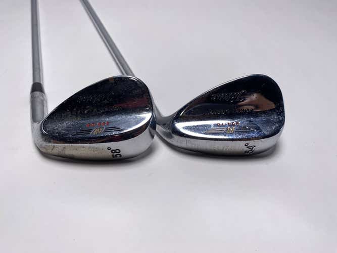 Titleist Vokey Chrome 200 Wedge Set 54* 58* Precision Rifle FCM 5.5 Mens RH