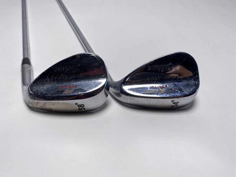 Titleist Vokey Chrome 200 Wedge Set 54* 58* Precision Rifle FCM 5.5 Mens RH