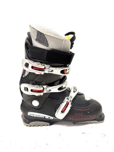 Used Salomon ELLIPSE Mens DH Ski Boot Black 265 MP - M08.5 - W09.5 11860-S000298701
