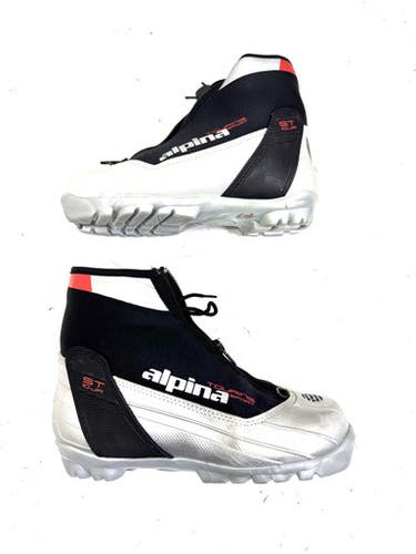 Used Alpina Boys NNN XC Ski Boots Grey JR-03 11860-S000298707