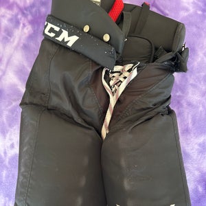Black Senior Medium CCM Jetspeed FTW Hockey Pants (Used)