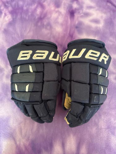 Blue Junior Bauer Pro Series Gloves 12" (Used)