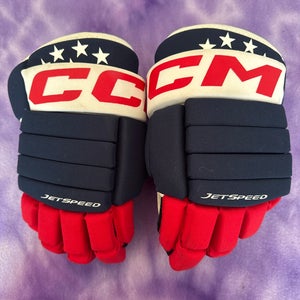 Blue Junior CCM Jetspeed FT455 Gloves 12" (Used)