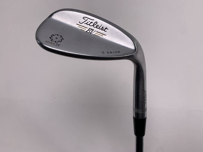 Titleist Vokey SM5 Tour Chrome Lob Wedge LW 60* 7 S-Grind Wedge Steel Mens RH