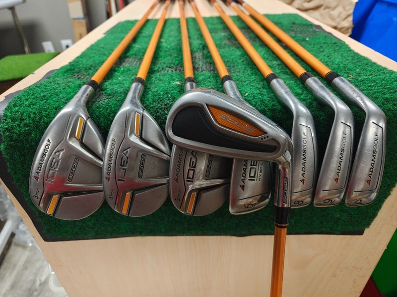 Adams Idea A5OS Golf Hybrid/Iron Set 3H,4H,5H,6-PW Graphite Senior Lite Flex