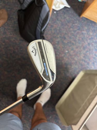 Men's Callaway Paradym Ai Smoke Right Handed Wedge Stiff Flex 46 Degree Steel Shaft (Used)