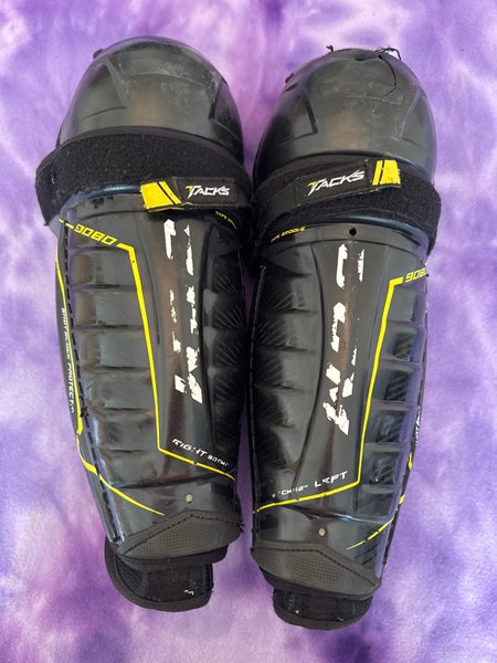Junior CCM Tacks 9080 Shin Pads 12" (Used)