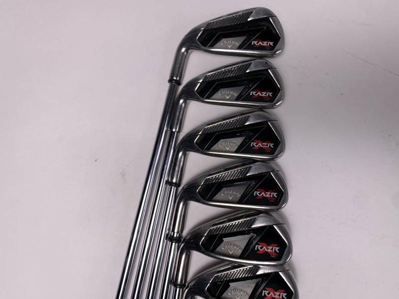 Callaway Razr X NG Iron Set 4-PW Regular Steel Mens LH Midsize Grips