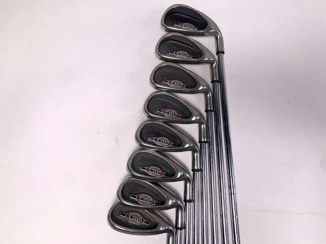 Callaway Big Bertha 2002 Iron Set 4-PW+GW Big Bertha Uniflex Steel Mens RH