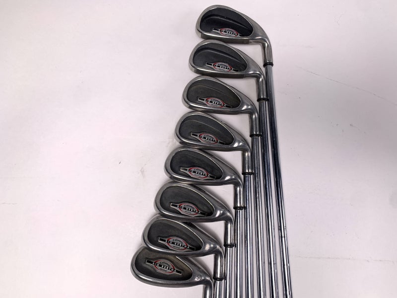 Callaway Big Bertha 2002 Iron Set 4-PW+GW Big Bertha Uniflex Steel Mens RH