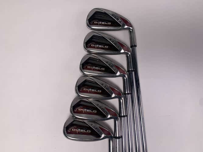 Callaway Diablo Edge Iron Set 5-PW Regular Steel Mens RH
