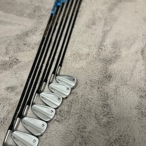 Men's 2024 TaylorMade P-790 Right Handed Iron Set Stiff Flex (New)