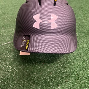 Junior Black 6 3/4 Under Armour UABH2-110 Batting Helmet (New)