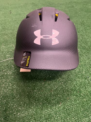 Junior Black 6 3/4 Under Armour UABH2-110 Batting Helmet (New)