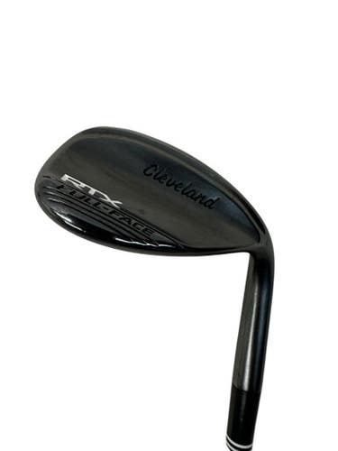 Used Cleveland RTX FULL FACE Golf Wedge Mens RH Black 58 Degree 11835-S000198492