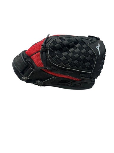 Used Mizuno MMX 116P2 BB/SB Glove RH Throw Black And Red 11 1/2" 11835-S000198627