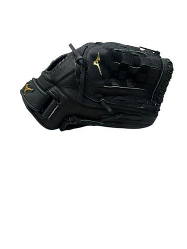 Used Mizuno MMX 123P BB/SB Glove RH Throw Black 12" 11835-S000198626