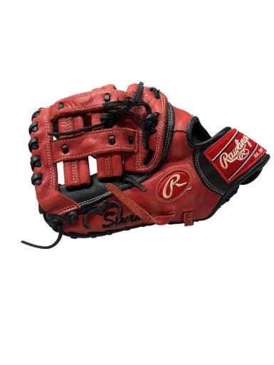 Used Rawlings GFM18-17 BB/SB First Base LH Throw Black And Red 12 1/2" 11835-S000198664