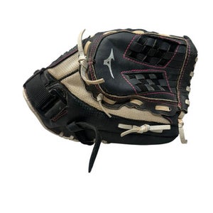 Used Mizuno FINCH RH Throw Fastpitch Gloves Black 11" 11835-S000198667