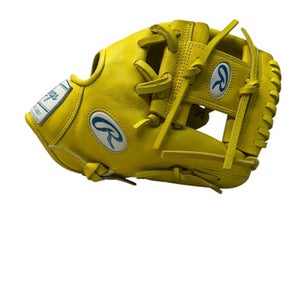 Used Rawlings PROR204-2Y BB/SB Glove RH Throw Yellow 11 1/2" 11835-S000198648