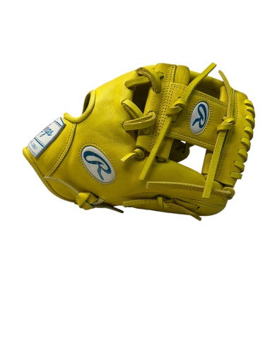 Used Rawlings PROR204-2Y BB/SB Glove RH Throw Yellow 11 1/2" 11835-S000198648
