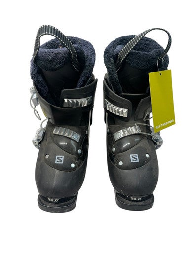 Used Salomon TEAM Boys DH Ski Boot Black 200 MP - Y13.5 11835-S000198653
