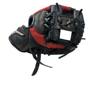 Used Mizuno POWER CLOSE BB/SB Glove RH Throw Black 10" 11835-S000198674
