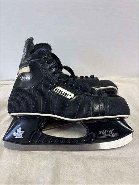 Senior Size 9.5 Bauer Supreme Composite 5000 Ice Hockey Skates. Excellent Cond