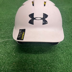 Youth White 6 3/4 Under Armour UABH2-110 Batting Helmet (New)