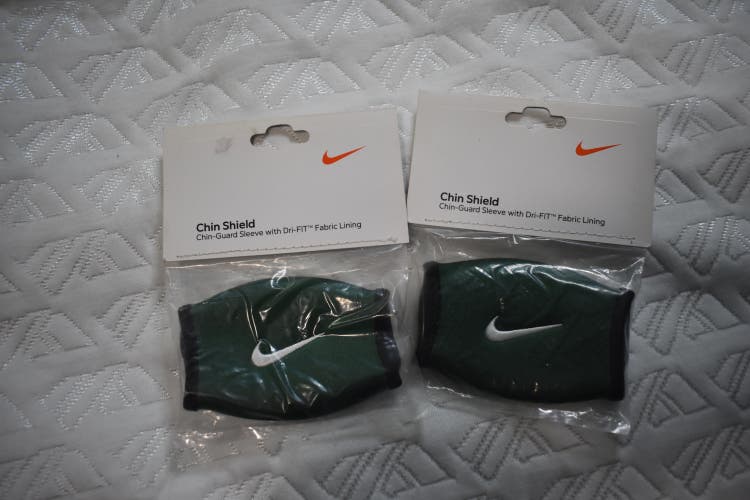NEW - Nike Chin Pad / Cover, 2 Pack, Green